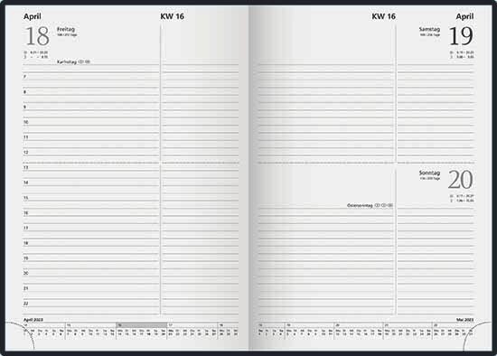 Buchkalender 2024; 320 Seiten