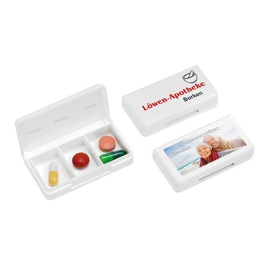 Pillendose aus Kunststoff