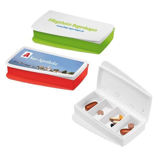 Pillendose aus Kunststoff