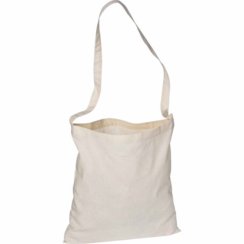 Baumwolltasche NATUR extra langer Henkel; Tasche