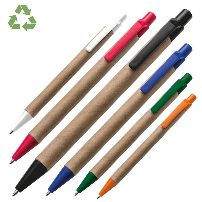 Druckkugelschreiber aus Papier; Kugelschreiber
