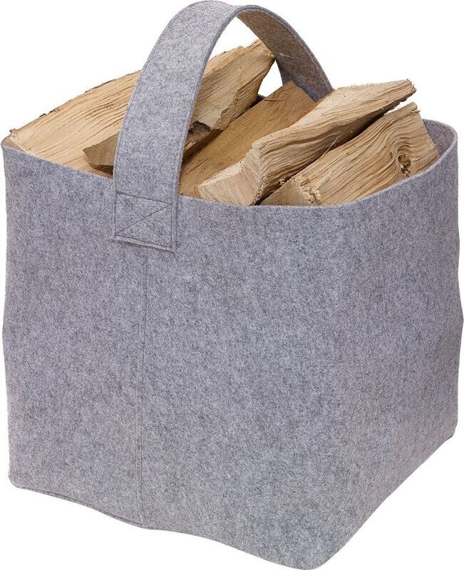 Kaminholztasche aus Filz