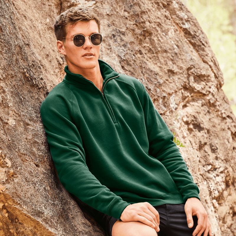 Premium Sweatshirt mit Zipper