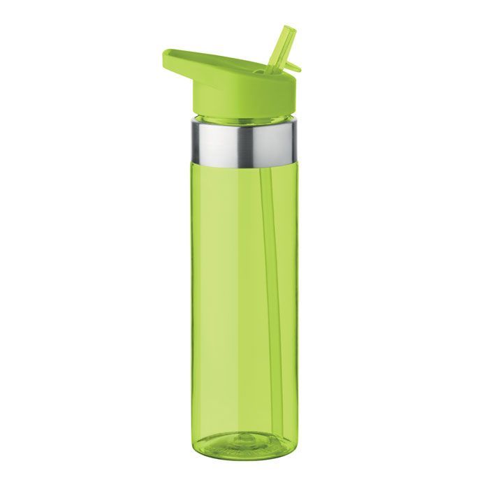 Trinkflasche mit Trinkhalm