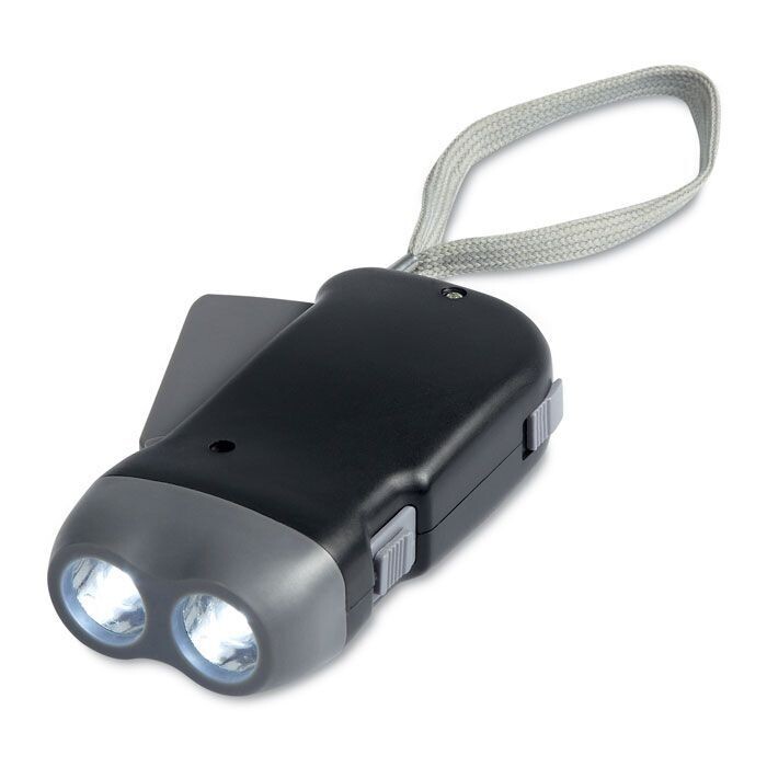 LED Taschenlampe; dynamobetrieben LED Taschenlampe; dynamobetrieben