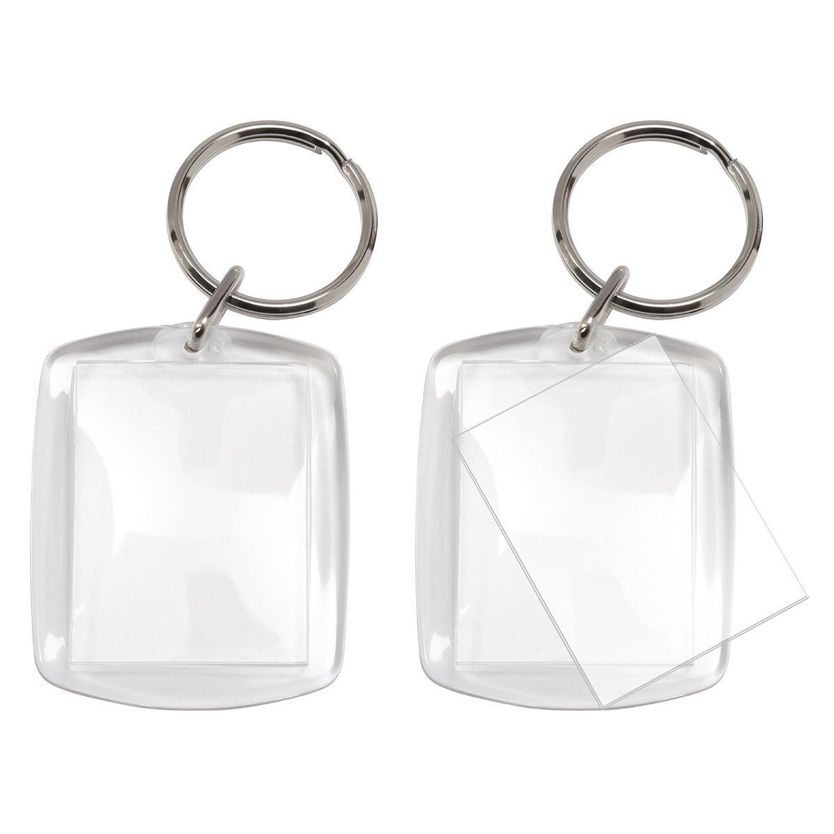Schlüsselanhänger, glasklar