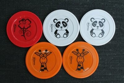 Blume, Panda, Giraffe