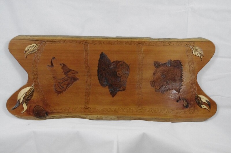 Wolf, Buffalo, Bear with Feathers
