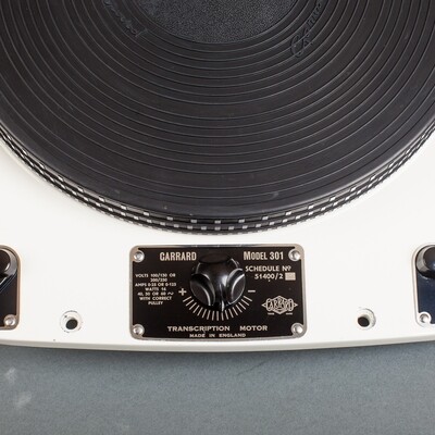 Platine vinyle Garrard 301, Ortofon RF-297 et SPU classic A. Remise à