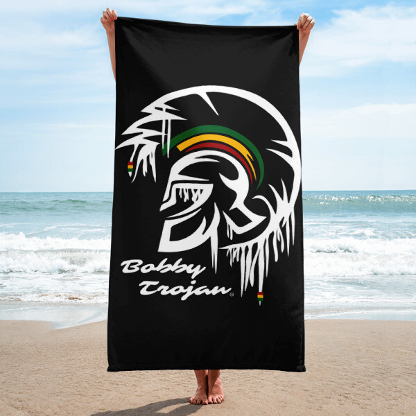 Bobby Trojan Beach Towel