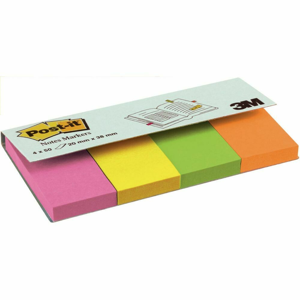 Post-it® Index Banderitas adhesivas estándar