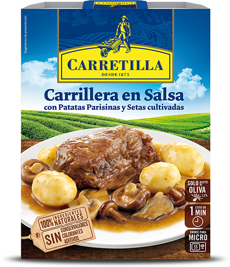CARRETILLA CARRILLERA EN SALSA 300 GR 5 UNIDADES