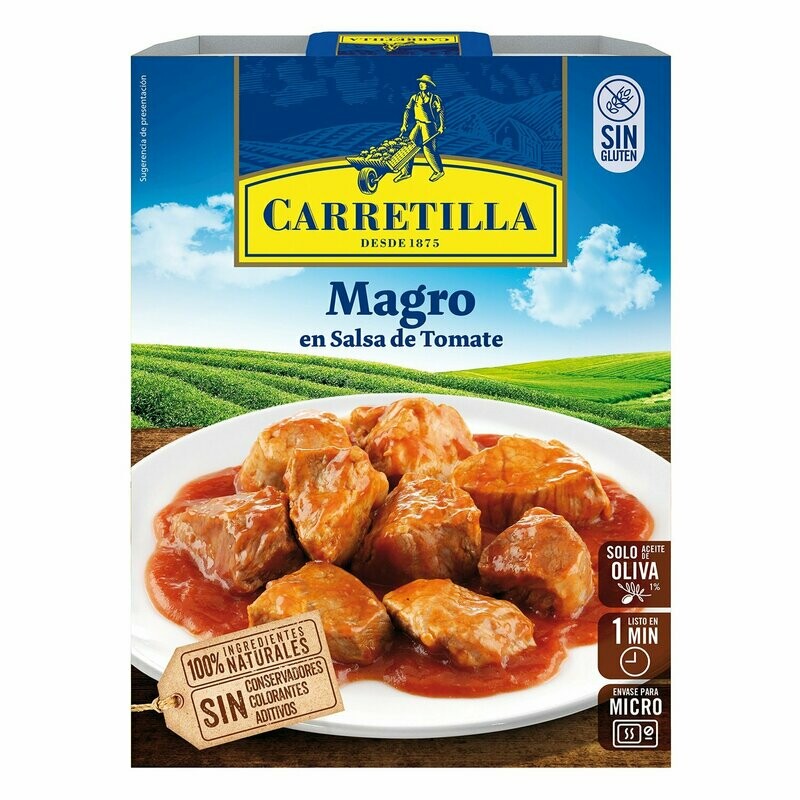 CARRETILLA MAGRO EN SALSA TOMATE 300 GR 5 UNIDADES