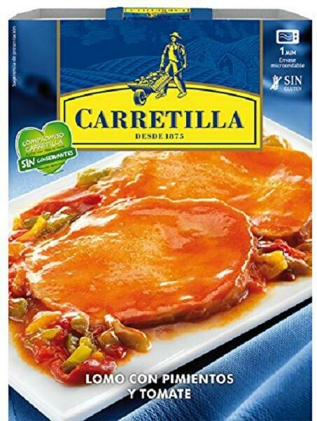 CARRETILLA LOMO CON PIMIENTOS 250 GR 5 UNIDADES