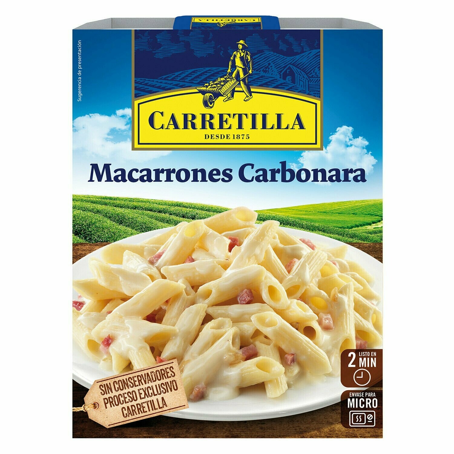 CARRETILLA MACARRONES CARBONADA 325 GR 5 UNIDADES