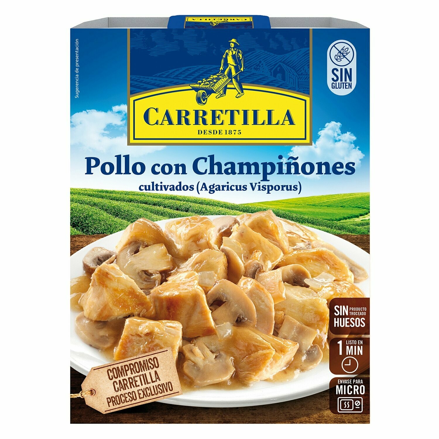 CARRETILLA POLLO A LA CAZUELA 250 GR 5 UNIDADES