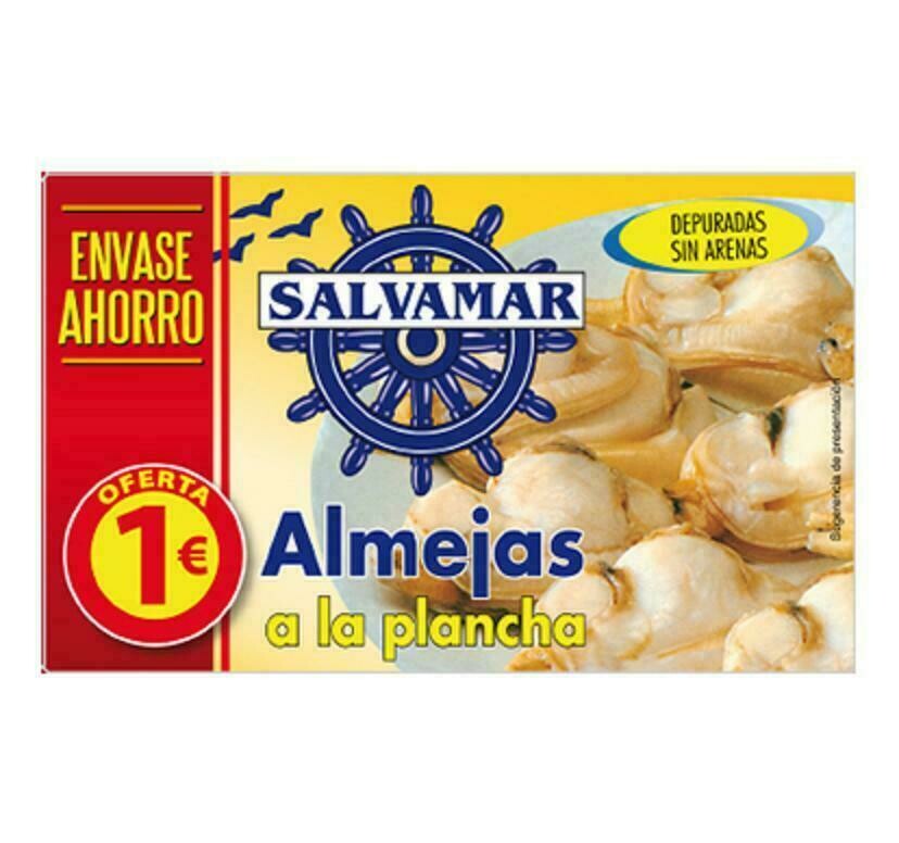 ALMEJAS PLANCHA SALVAMAR 10 LATAS