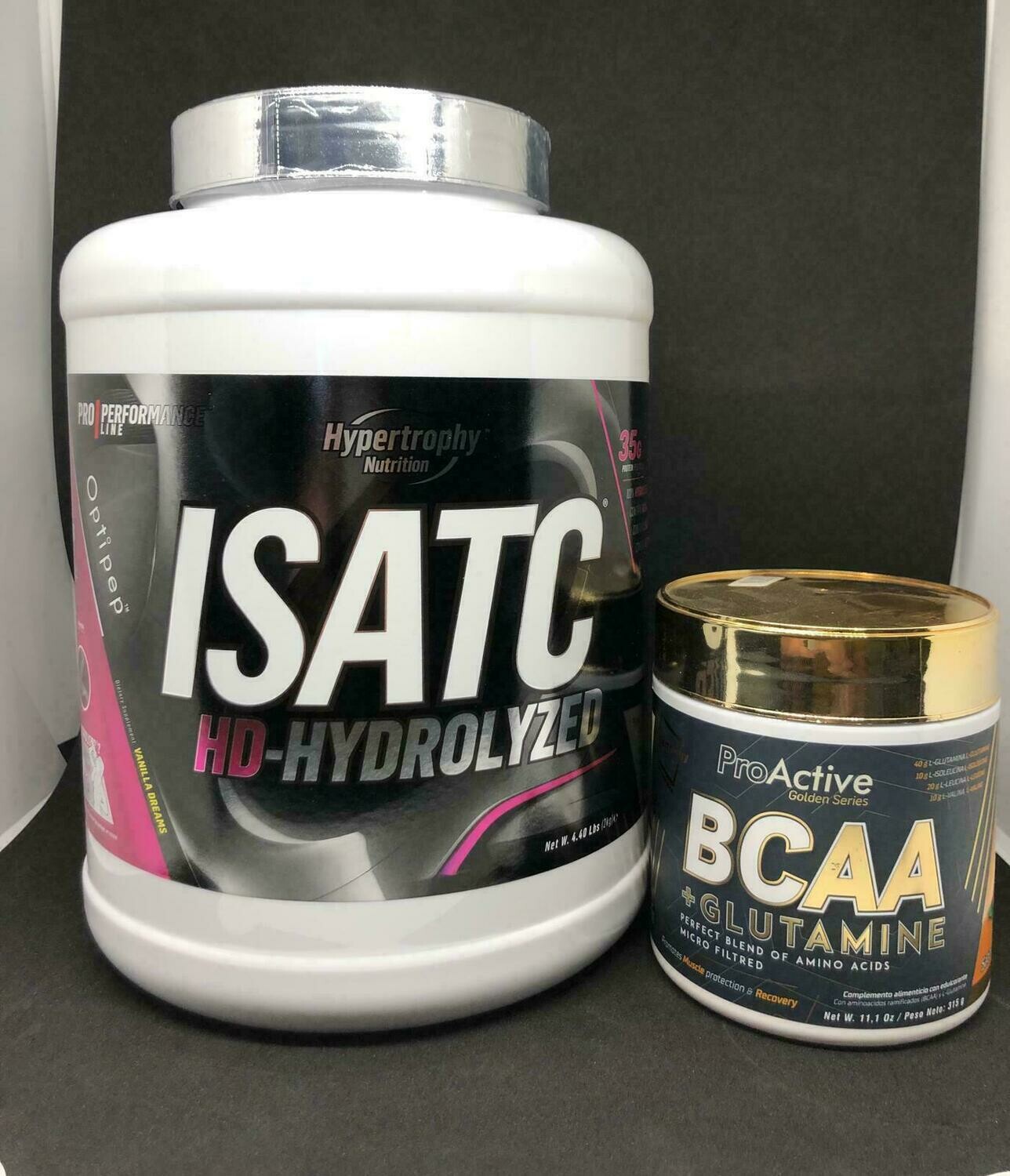 ISATC HYDROLIZED 2 KG OPTIPET LIMON+NEW BCAA CON GLUTAMINA 315 GR