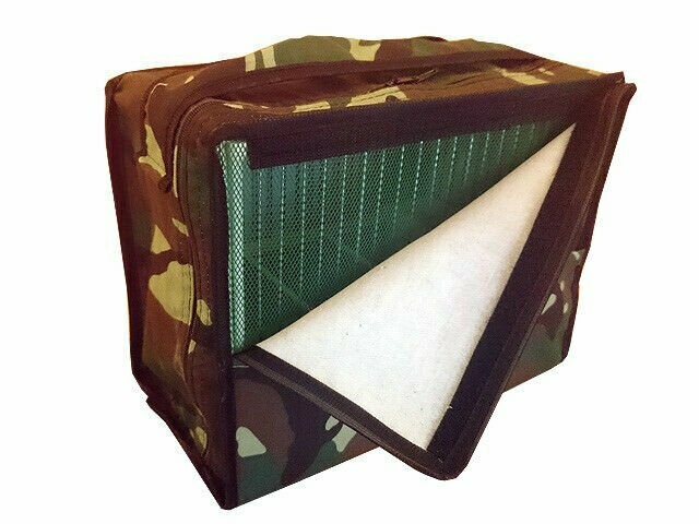 FUNDA MILITAR TAPA Y REJILLA BORDADA SILVESTRISMO C1