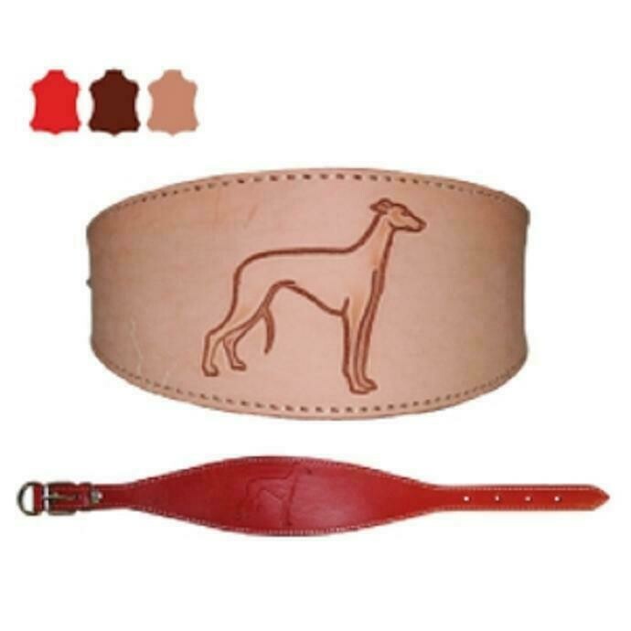 Collar Galgo vaquetilla