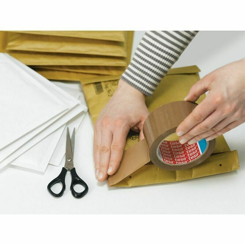 tesa® 4089 Cinta de embalaje, 50 mm x 66 m, Polipropileno (PP), Gamuza