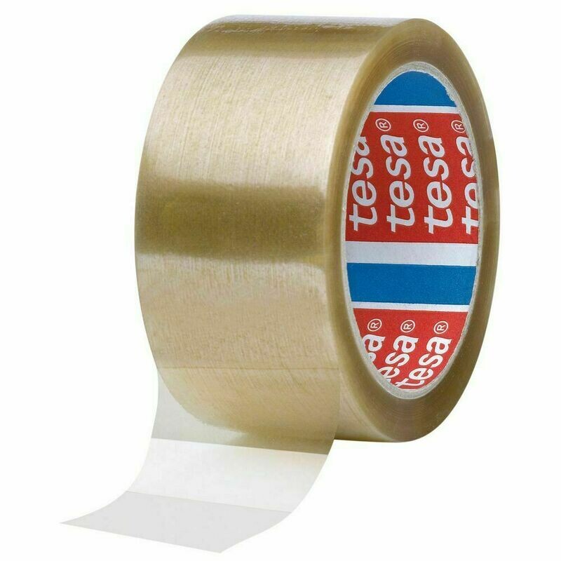 tesa® 4089 Cinta de embalaje, 50 mm x 66 m, Polipropileno (PP), Transparente