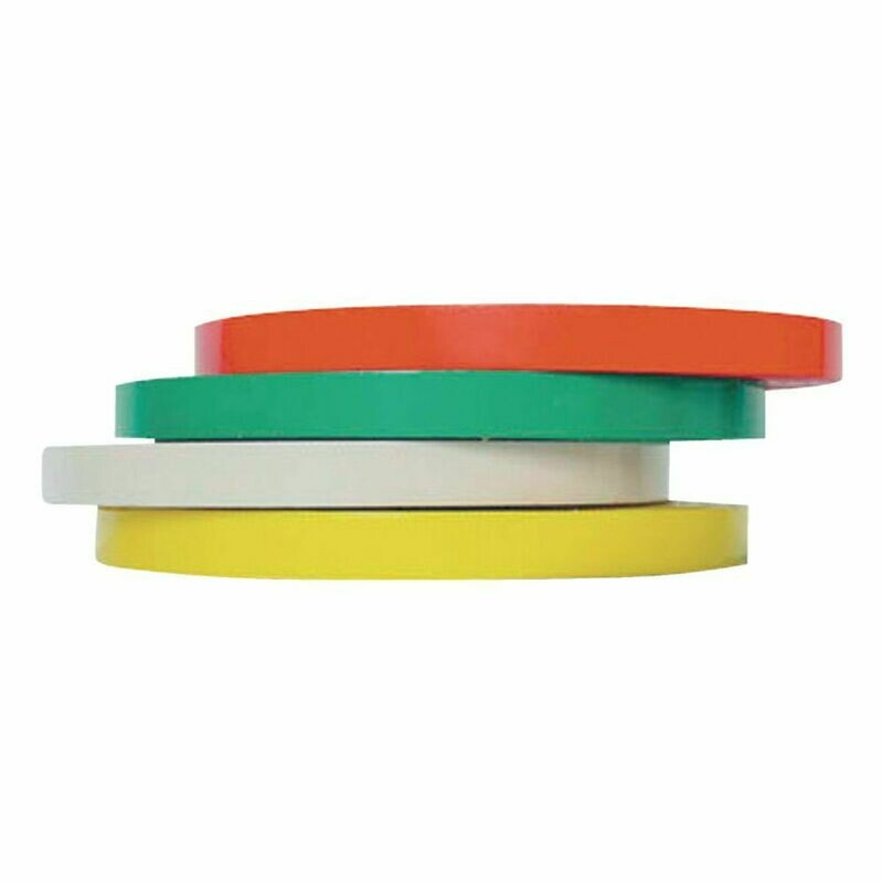 Cinta Adhesiva PVC Extrafuerte Desenrrollado silencioso Fuerte resistencia, Resiste ambientes fríos y/o húmedos, 12 mm x 66 m, Blanco