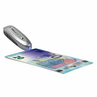 Safescan 35 Detector de mano de billetes falsos, gris