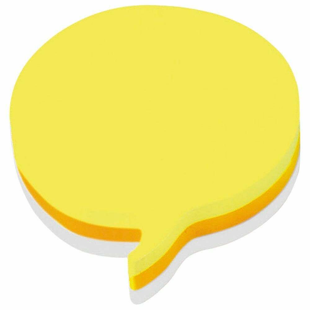 Post-it® 2007-SP Notas Adhesivas Bocadillo, 70 x 70 mm, Amarillo, 225 hojas
