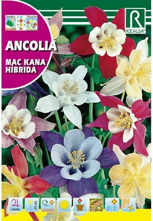 FLORES ANCOLIA MAC KANA VARIADA FLORES ANCOLIA MAC KANA VARIADA