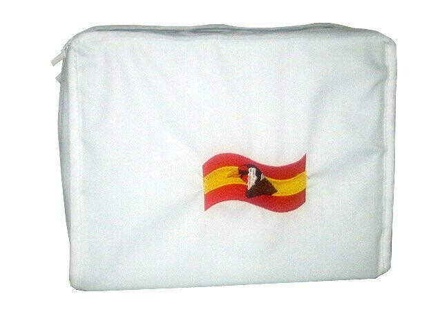 Funda Bordada Bandera España con Cabeza de Jilguero C1