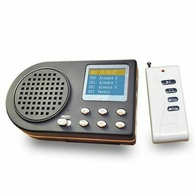 Reproductor de cantos MP3 con mando