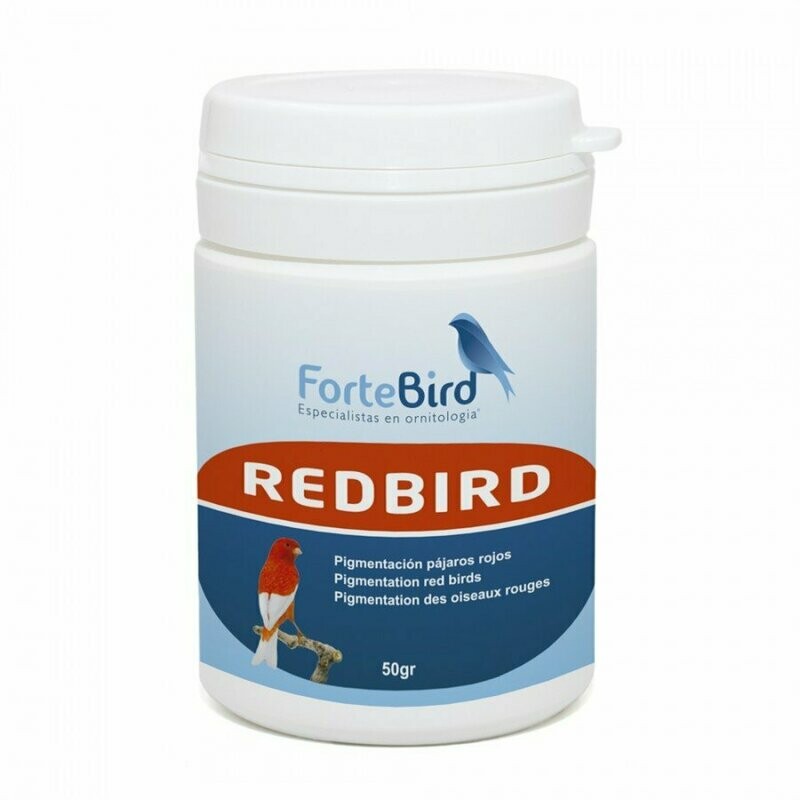FORTEBIRD RedBird | Pigmentación pájaros rojos 50 GRS