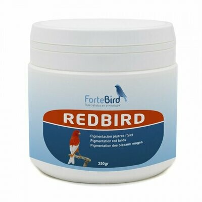 FORTEBIRD RedBird | Pigmentación pájaros rojos 200 GRS