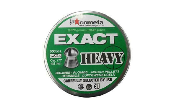 COMETA EXACT HEAVY BALINES DIABOLO 500 CALIBRE 4,5 mm