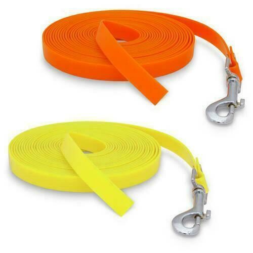 Traílla plana Poliuretano AMARLLA