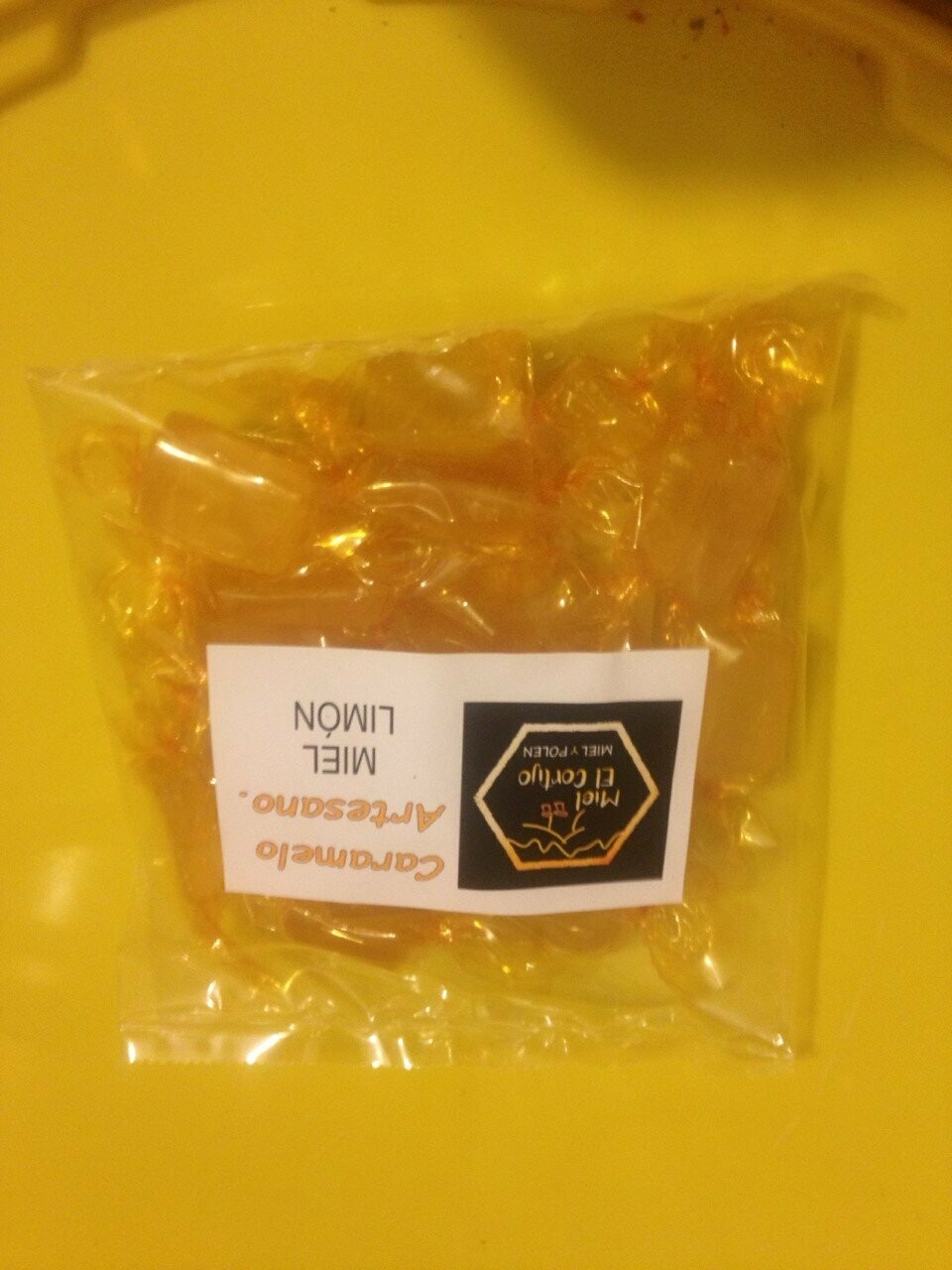 CARAMELOS ARTESANOS DE MIEL Limón 100 GR ( Extremadura )