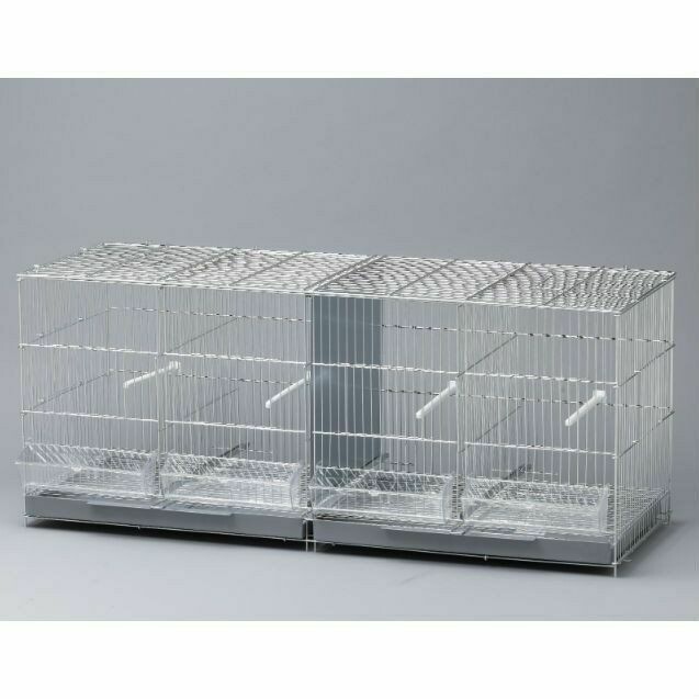 Jaula para Pájaros de cría de 1 metro Canarios Jilgueros, Periquitos, 100x34.5x4