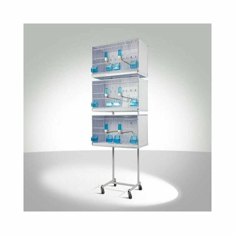 JAULAS NEW CANARIZ 3 jaulas, 4 altura, 1 columna 58x30x36h cm