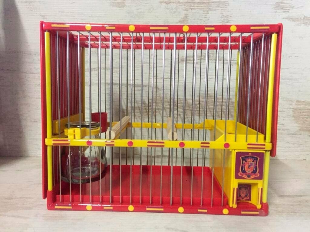 Jaula inoxidable c2 futbol decorada 1