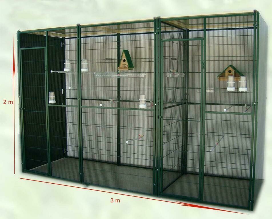 VOLADERO MODELO 3 X 1 M.CON DOS PANELES CORTAVIENTO.