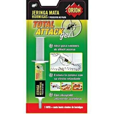 Orion -Insecticida total attack jeringa gel mata hormigas