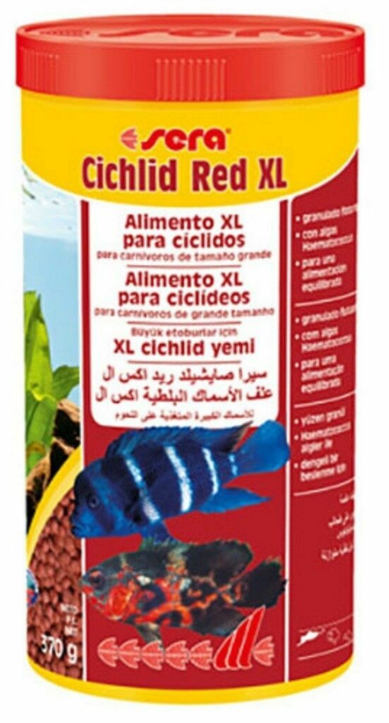 SERA CICHLID RED XL A GRANEL 250 ML=96.5 GR