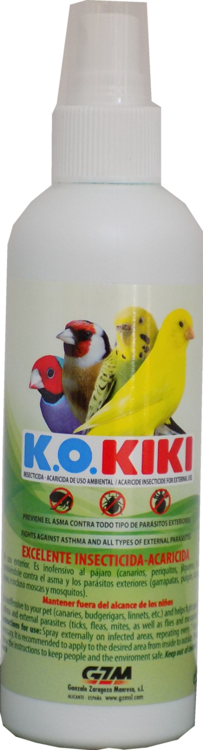 Kiki k.o. insecticida- antiparacito pajaros 200ml