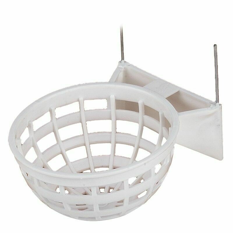 Nido Plástico para Pájaros con barrillas de hierro