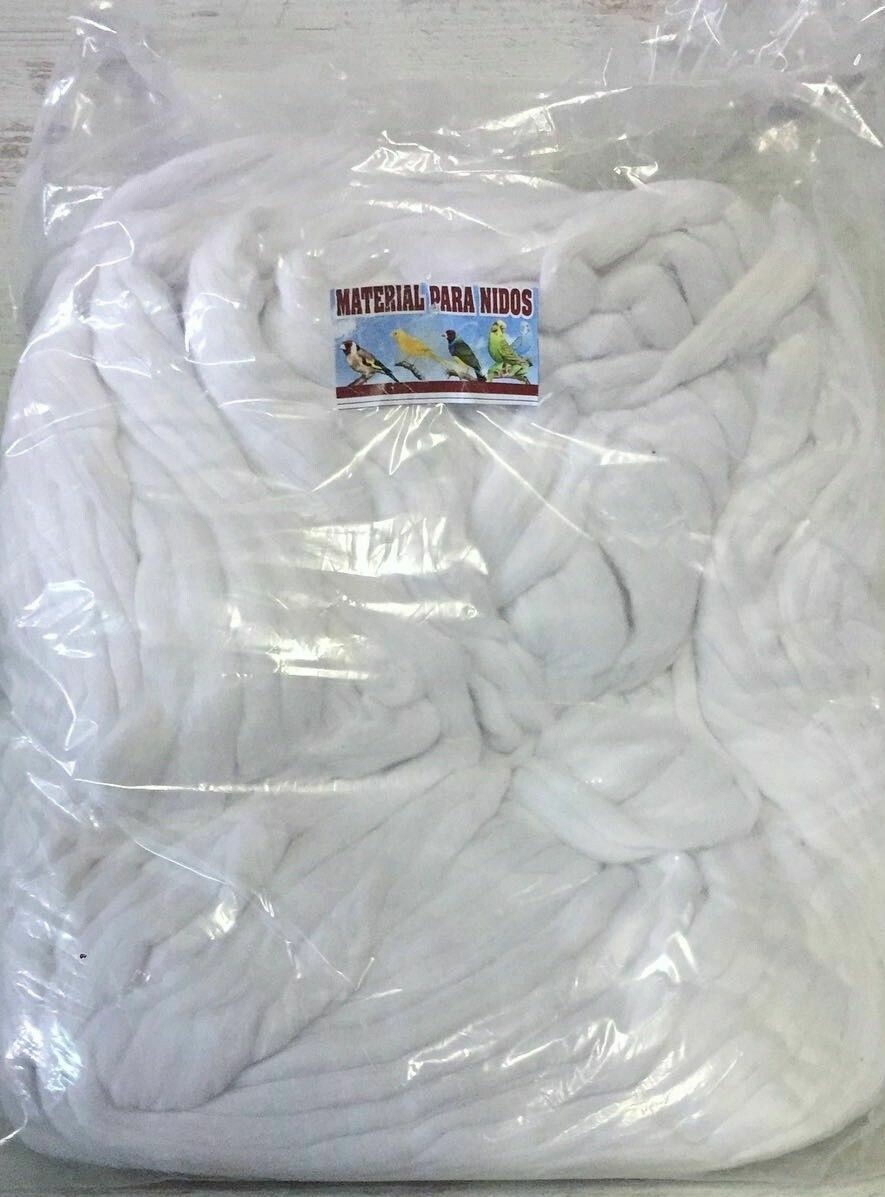Algodón 100% puro para nido - Antienredos 1 KG
