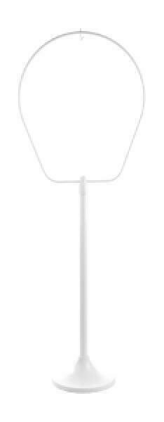 PIE ESCUDO PLASTICO BLANCO