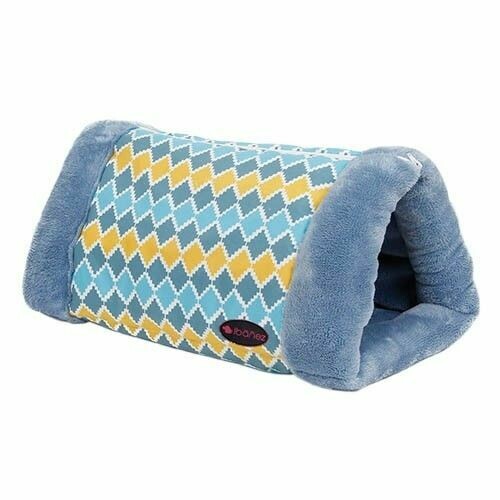 Cama túnel rombos y terciopelo