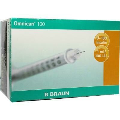 Jeringa Insulina 100 u.i. 1 ml 100 unidades