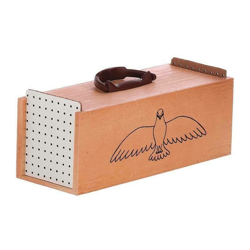 Transportin de Madera para Palomas. TRANSPORTIN PALOMOS DOS CLASICO EN MADER
MEDIDAS 14.5*16*40